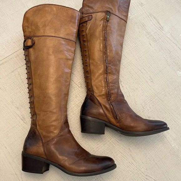 Vince Camuto Shoes Vince Camuto Brown Over The Knee Boots With